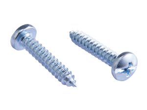 Pan Head Self-Tapping Screw (DIN 7981 / ISO 7049) - Zinc Plated Sheet Metal Fastener