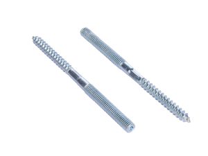 Hanger Bolt (Wood to Metal) - Zinc Plated Dual Thread Screw for Solar & Furniture