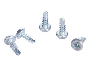 Pan Framing Head Self-Drilling Screw (Metal Stud Framing) - Serrated Zinc Plated / Black Phosphate