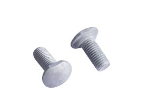 Highway Guardrail Bolts / Crash Barrier Splice Bolts (HDG, Grade 4.8/8.8) - Button Head Oval Neck - Manufacturer Direct