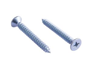 Flat Head Self-Tapping Screw (DIN 7982 / ISO 7050) - Zinc Plated Countersunk Sheet Metal Fastener