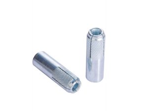Knurled Drop-In Anchor (Concrete Expansion Anchor) - Zinc Plated Carbon Steel