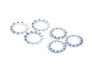 Stainless Steel Tooth Lock Washer (DIN 6798 / Serrated) - External / Internal Teeth (Type A / J)