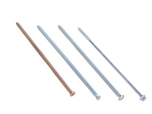 Concrete Screw (Hi-Lo Thread Masonry Screw) - Direct Fastening Anchor with Cutting Line