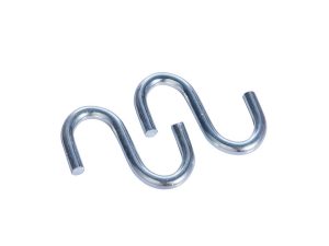 Heavy Duty Metal S-Hooks / S Shaped Hanging Hooks (Stainless Steel, Zinc Plated) - Manufacturer Direct