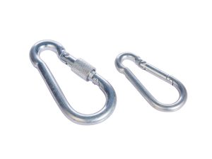 Zinc Plated Snap Hook (DIN 5299 Form C) - Galvanized Spring Carabiner Clip