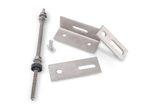 Solar Photovoltaic Bracket Fitting (Hanger Bolt & L-Foot Kit) - Stainless Steel Solar Mounting System