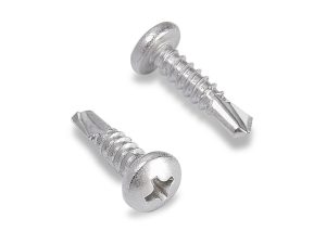 Stainless Steel Pan Head Self Drilling Screws / Tek Screws (Phillips Drive) - 410 Hardened / 304 / 316 - Manufacturer Direct