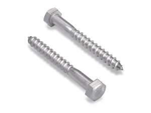 Hex Lag Screw (DIN 571) - Heavy Duty Stainless Steel Coach Screw