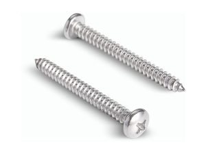 Stainless Steel Pan Head Self-Tapping Screw (DIN 7981 / ISO 7049) - Phillips Drive A2/A4 Sheet Metal Fastener