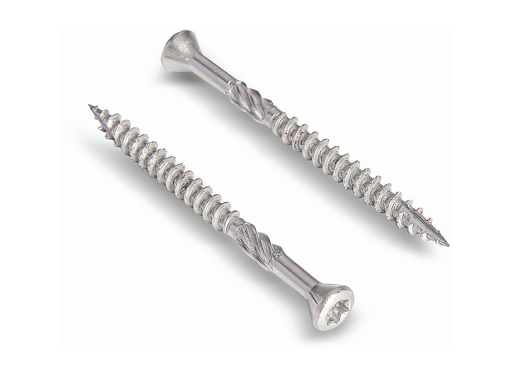 Stainless Steel Decking Screws / Torx Wood Screws (Type 17 Point & Knurled Shank) - 304 / 316 Marine Grade - Manufacturer Direct