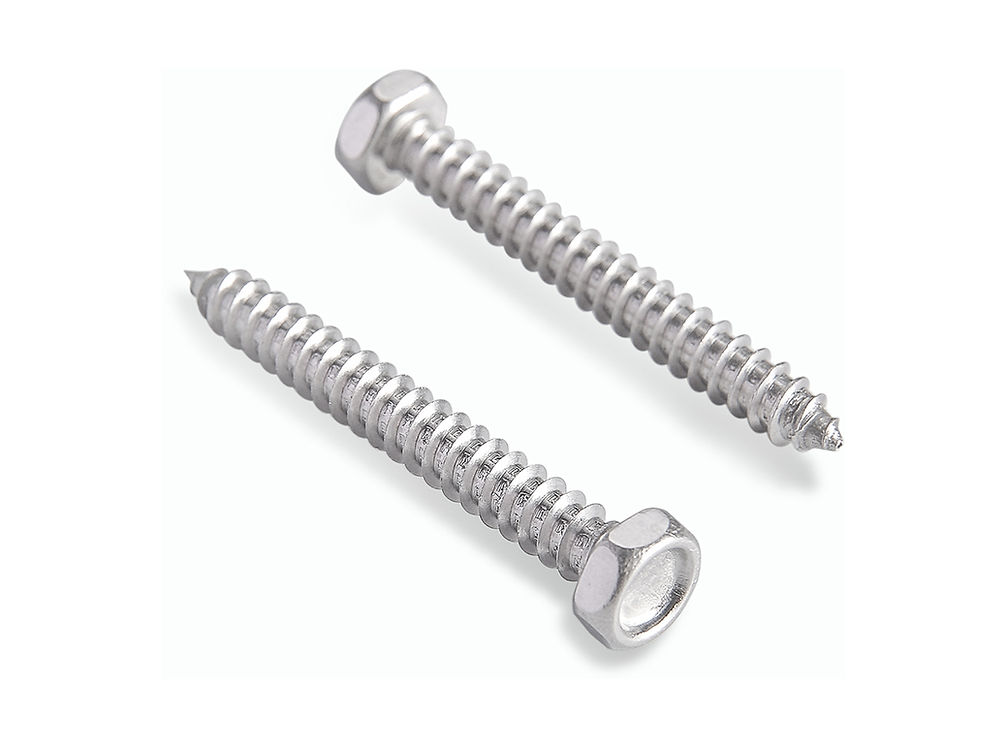 Stainless Steel Hex Head Self Tapping Screw (DIN 7976 / ISO 1479) - 304/316 Grade