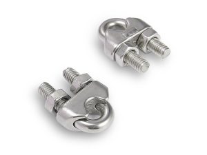 Stainless Steel Wire Rope Clip (DIN 741) - A2/A4 Bulldog Grip Cable Clamp