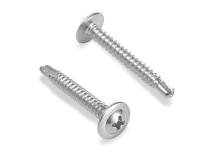 Stainless Steel Modified Truss Head Self Drilling Screw (Wafer Head / K-Lath) - 410 SS