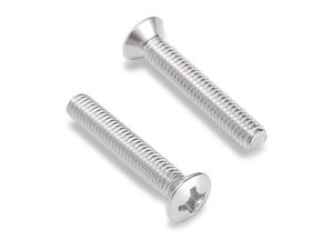 Raised Countersunk Head Machine Screw (DIN 966) - Stainless Steel A2/A4 Oval Head Bolt